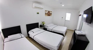 Habitación Cuádruple con Ventilador