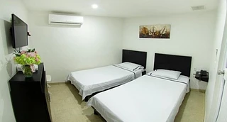 Habitación 2 camas Sencilla con aire