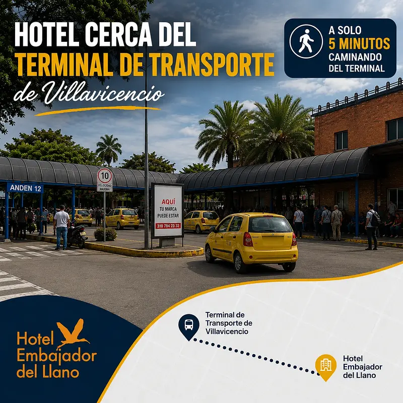 Hotel cerca del Terminal de Transporte de Villavicencio